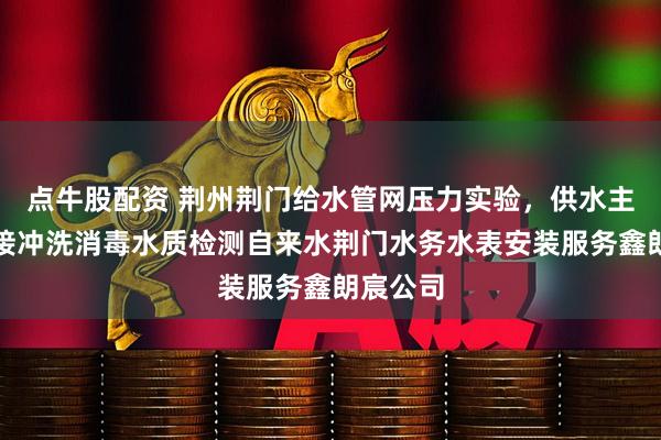 点牛股配资 荆州荆门给水管网压力实验，供水主管道对接冲洗消毒水质检测自来水荆门水务水表安装服务鑫朗宸公司